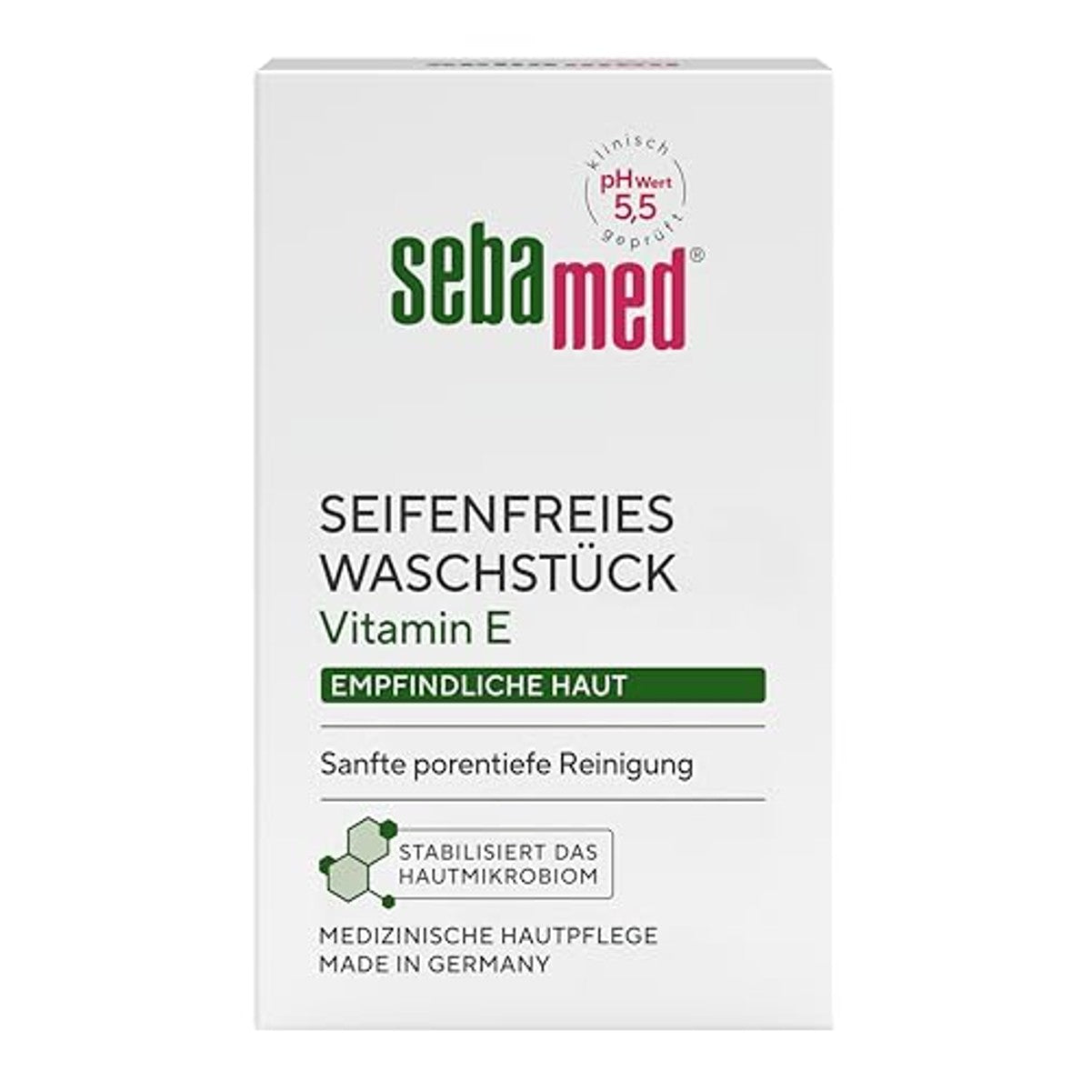 Sebamed Zeepvrij wasstuk met vitamine E 3 x 100 g - Voordeelverpakking – foto 2