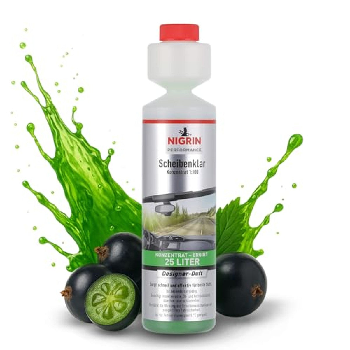 NIGRIN Performance ruitenwisserconcentraat 1:100 3 x 250 ml - Voordeelverpakking