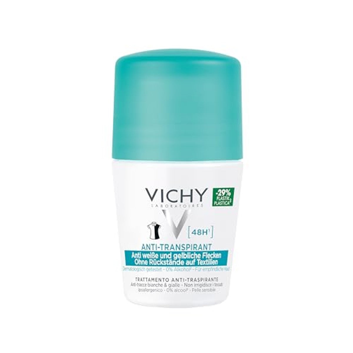 Vichy Anti-transpirant 48 uur Deo Roll-on tegen Vlekken 50 ml