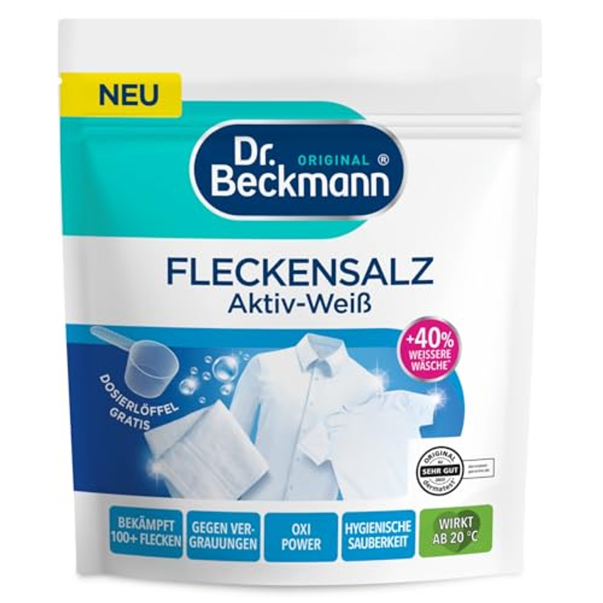 Dr. Beckmann Vlekzout actief wit 400 g – Dr. Beckmann
