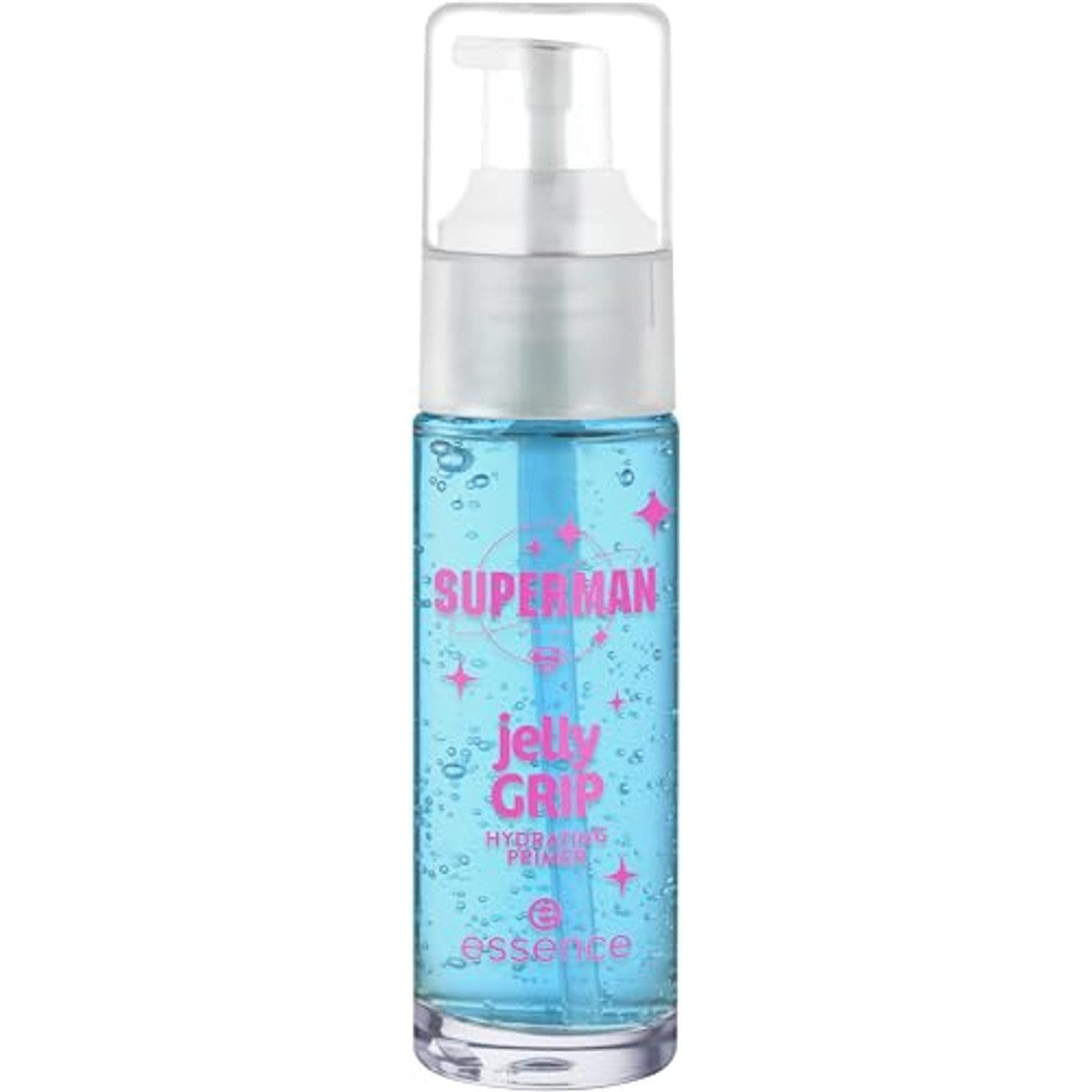 essence Superman Jelly Grip Hydrating Primer natuurlijk veganistisch 29 ml | Primer, hydraterend, verfrissend, primer, gladmakend, speciale grip-formule – Essence Cosmetics