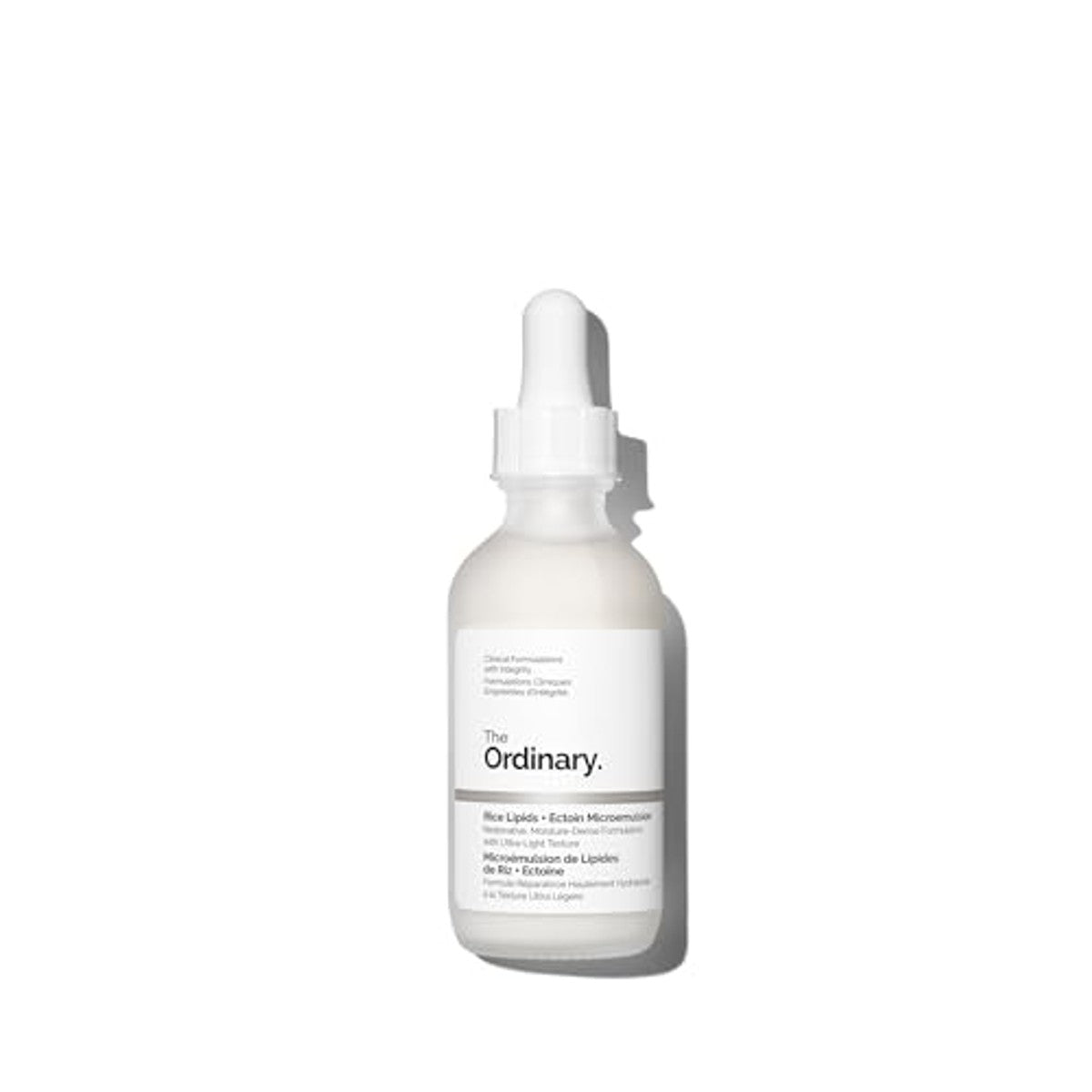 The Ordinary Rice Lipids + Ectoïne microemulsie: vochtinbrengende crème voor de droge huid, hydrateert en versterkt de huidbarrière, vermindert roodheid
