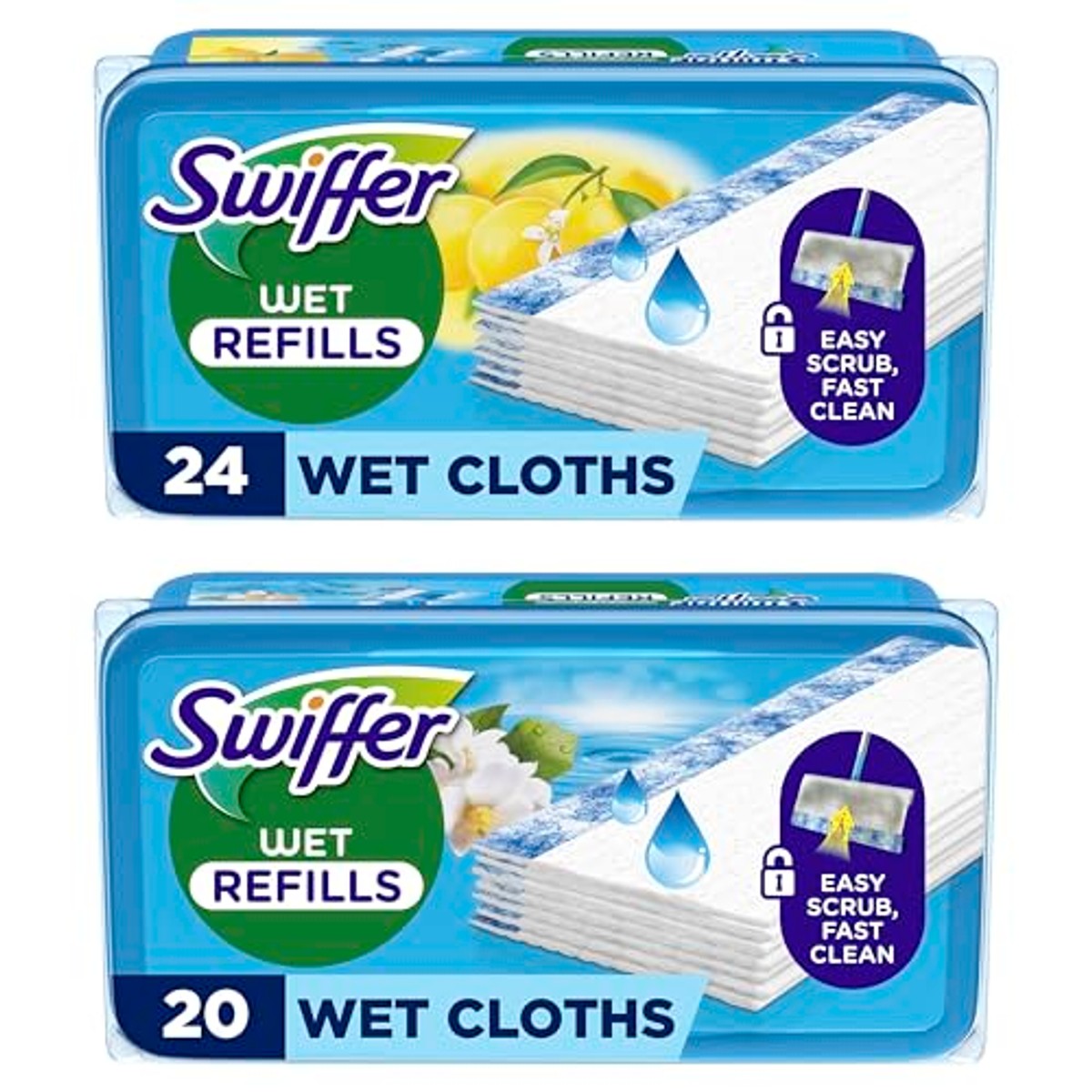 Swiffer Vloerwisser navulling Wet 44 vochtige doekjes – Swiffer