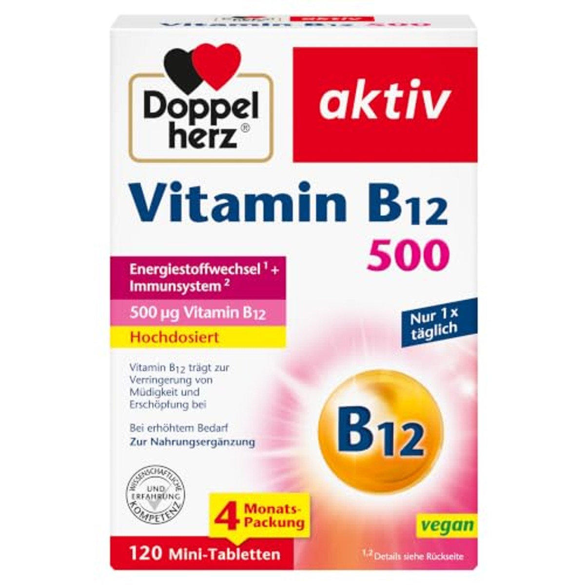 Doppelherz Vitamine B12 500 – Doppelherz