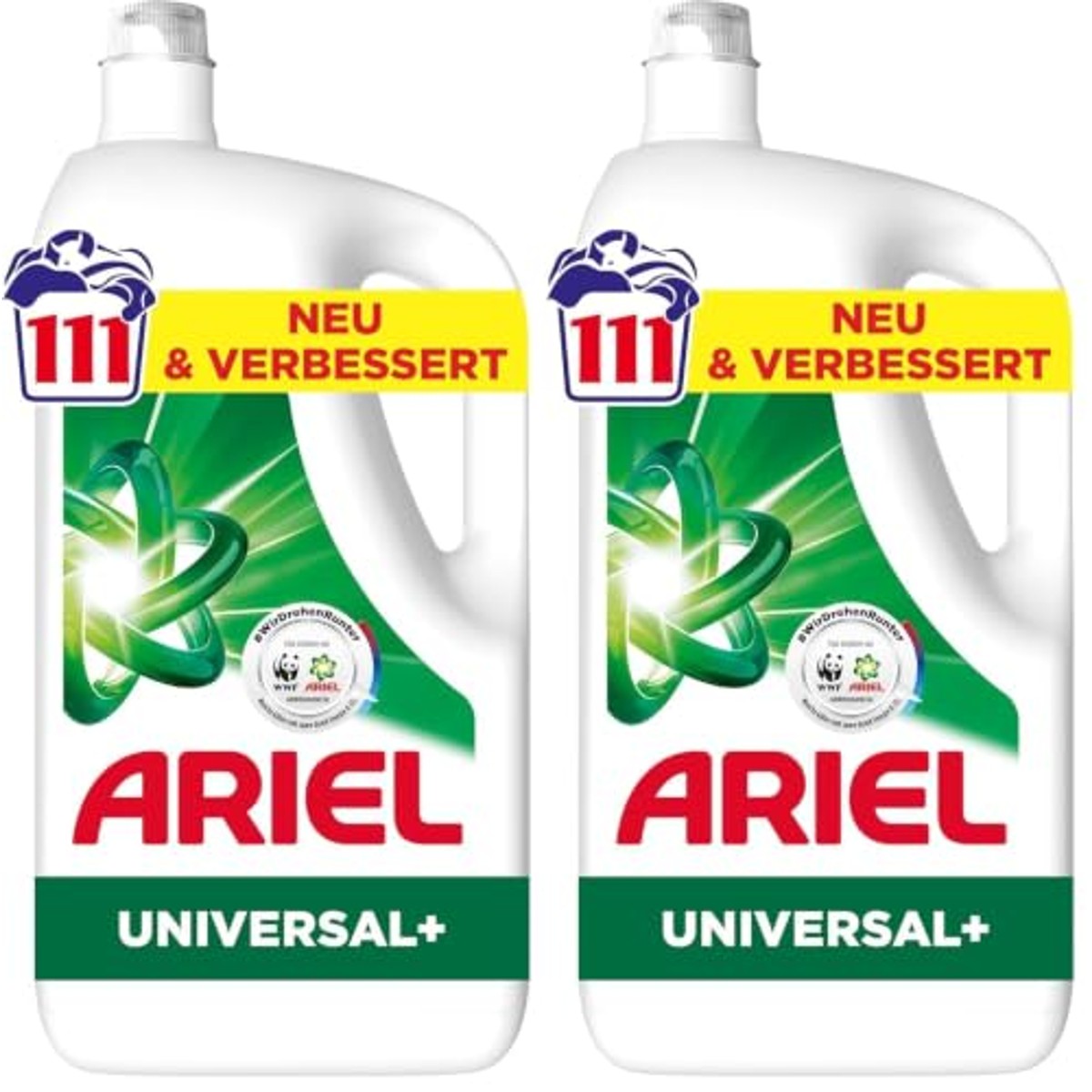 Ariel Universal+ Vloeibaar Wasmiddel Verpakking 2 3 x 111 wasbeurten - Voordeelverpakking – foto 2