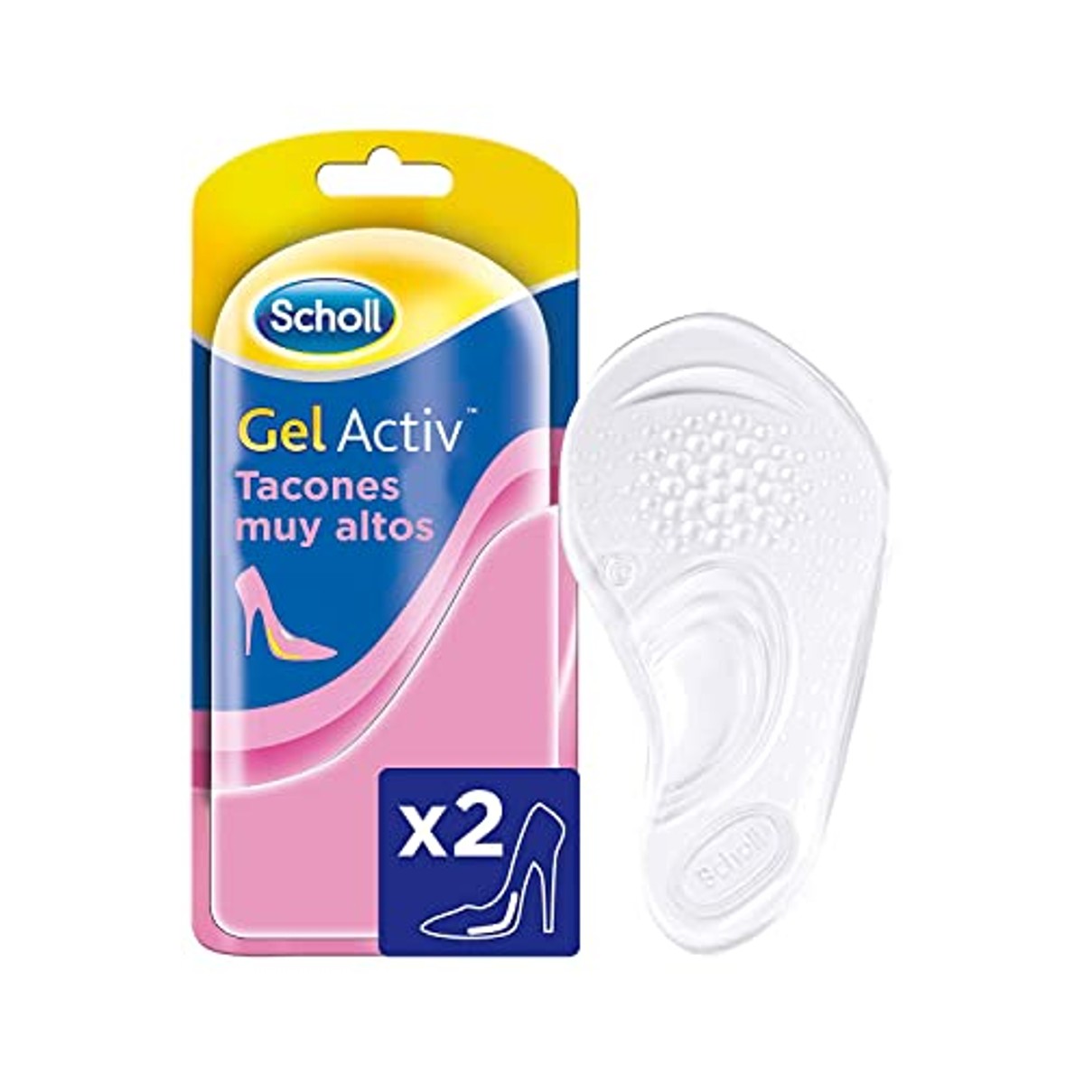 Dr. Scholl's Gel Activ Plant Tacon Muy Alto - 6-pack
