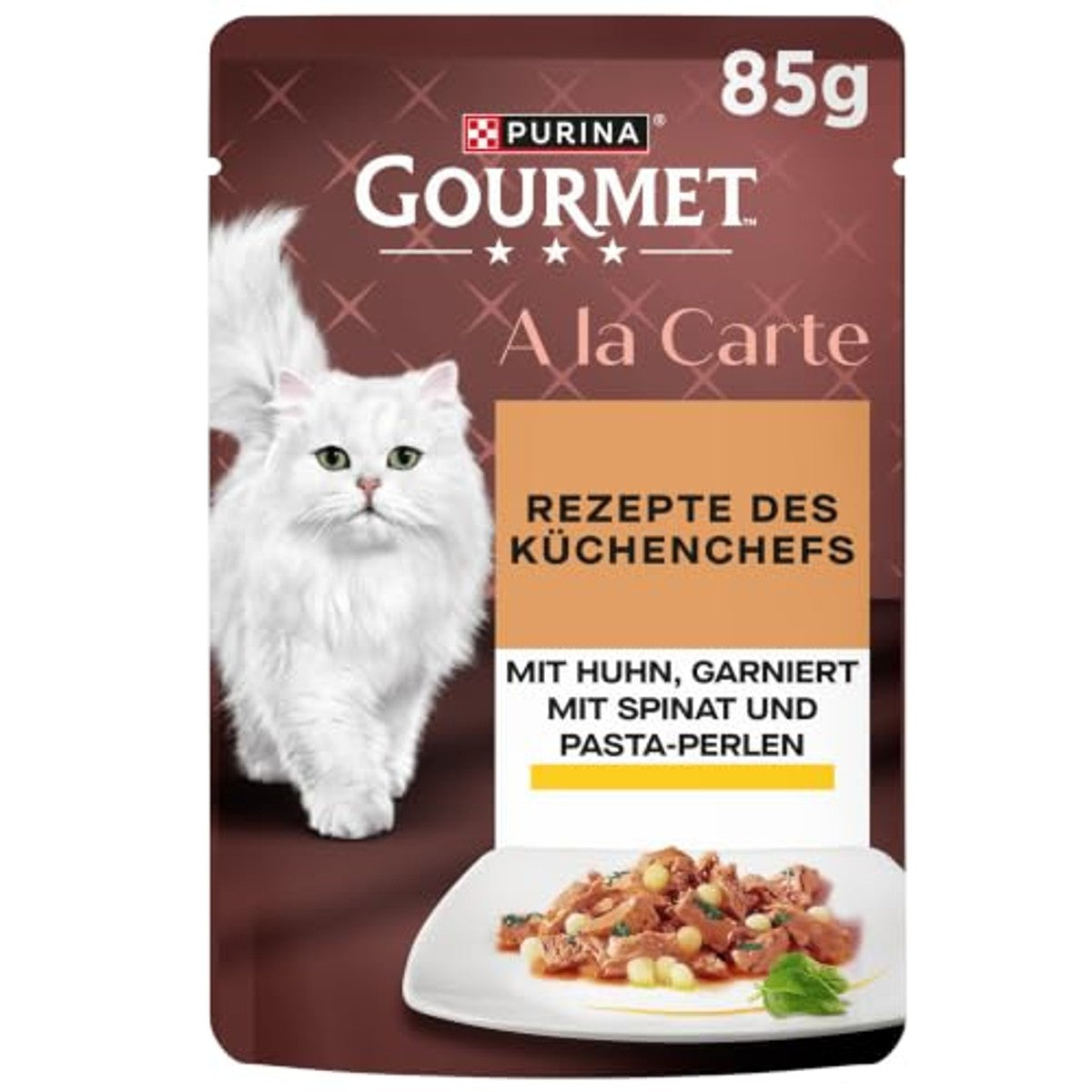 Gourmet A la Carte natvoer kattenvoer kip, spinazie & pasta 26 x 85 g - 6-pack