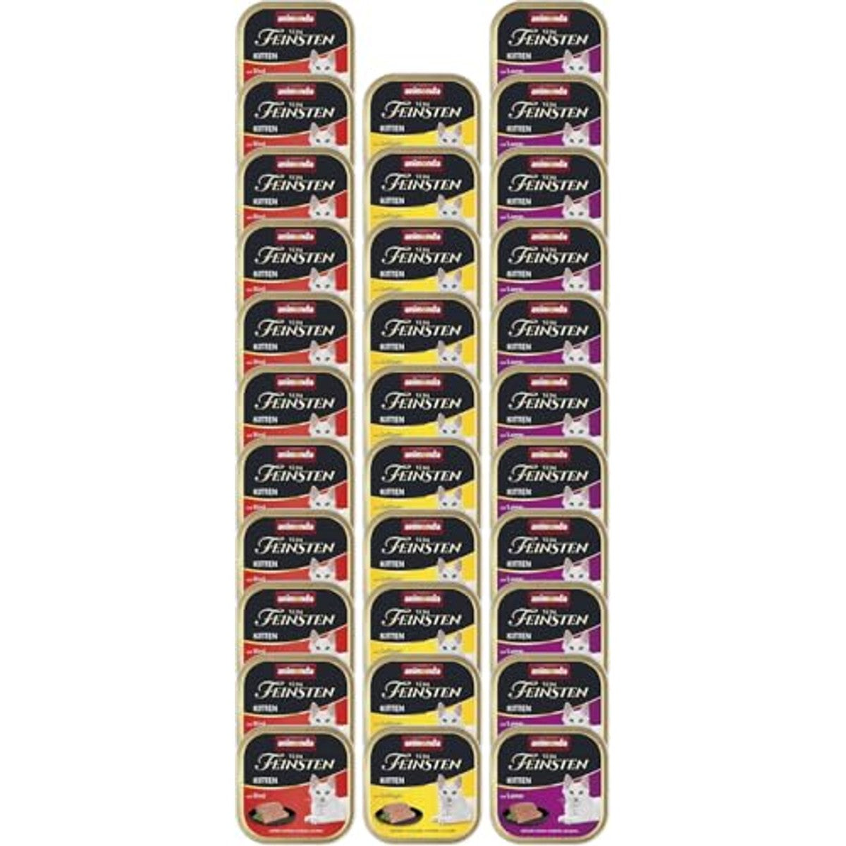 animonda Vom Feinsten Kitten natvoer kattenvoer diversiteit 32 x 100 g - 3-pack
