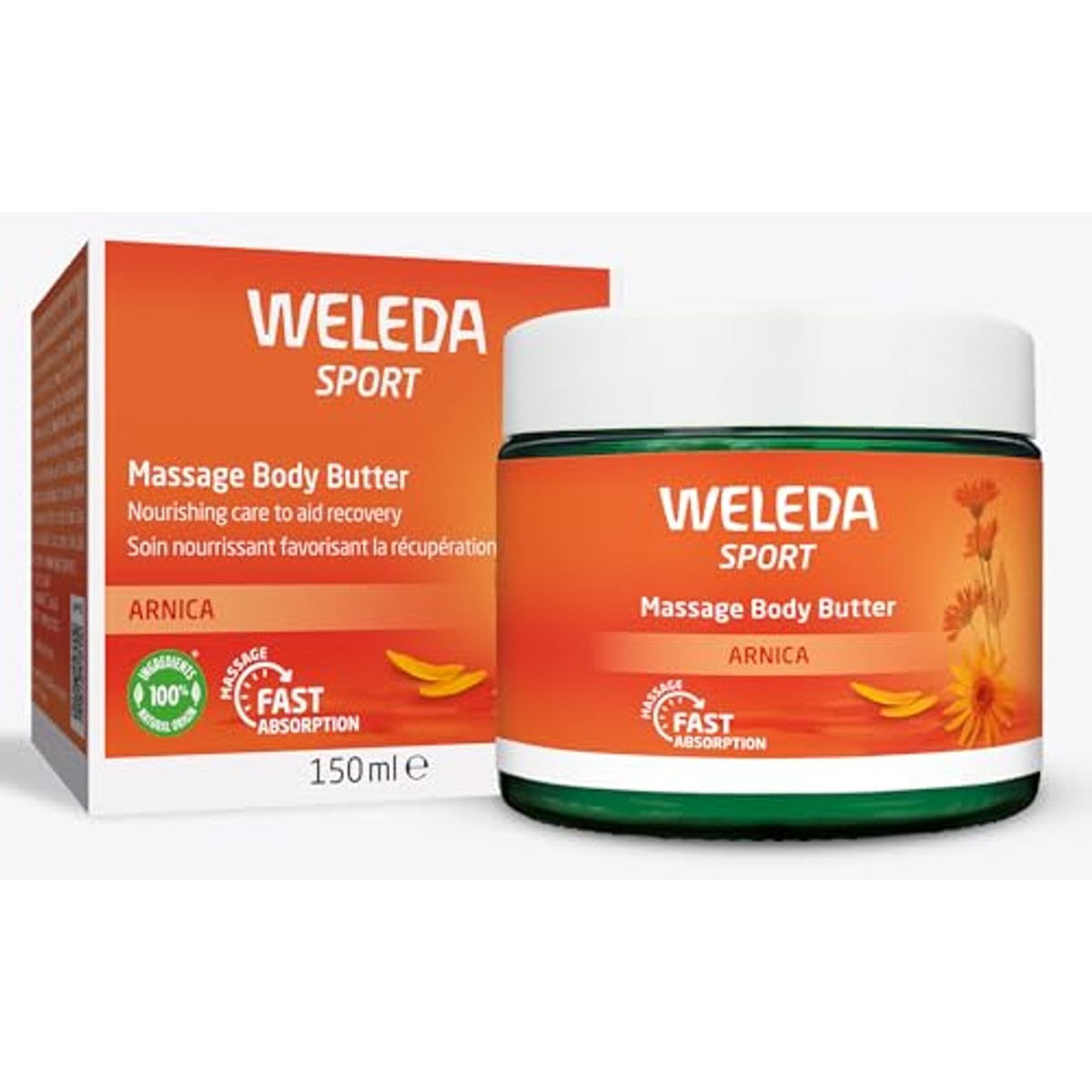 Weleda Bio Sport Massage Body Butter Arnica 150 ml