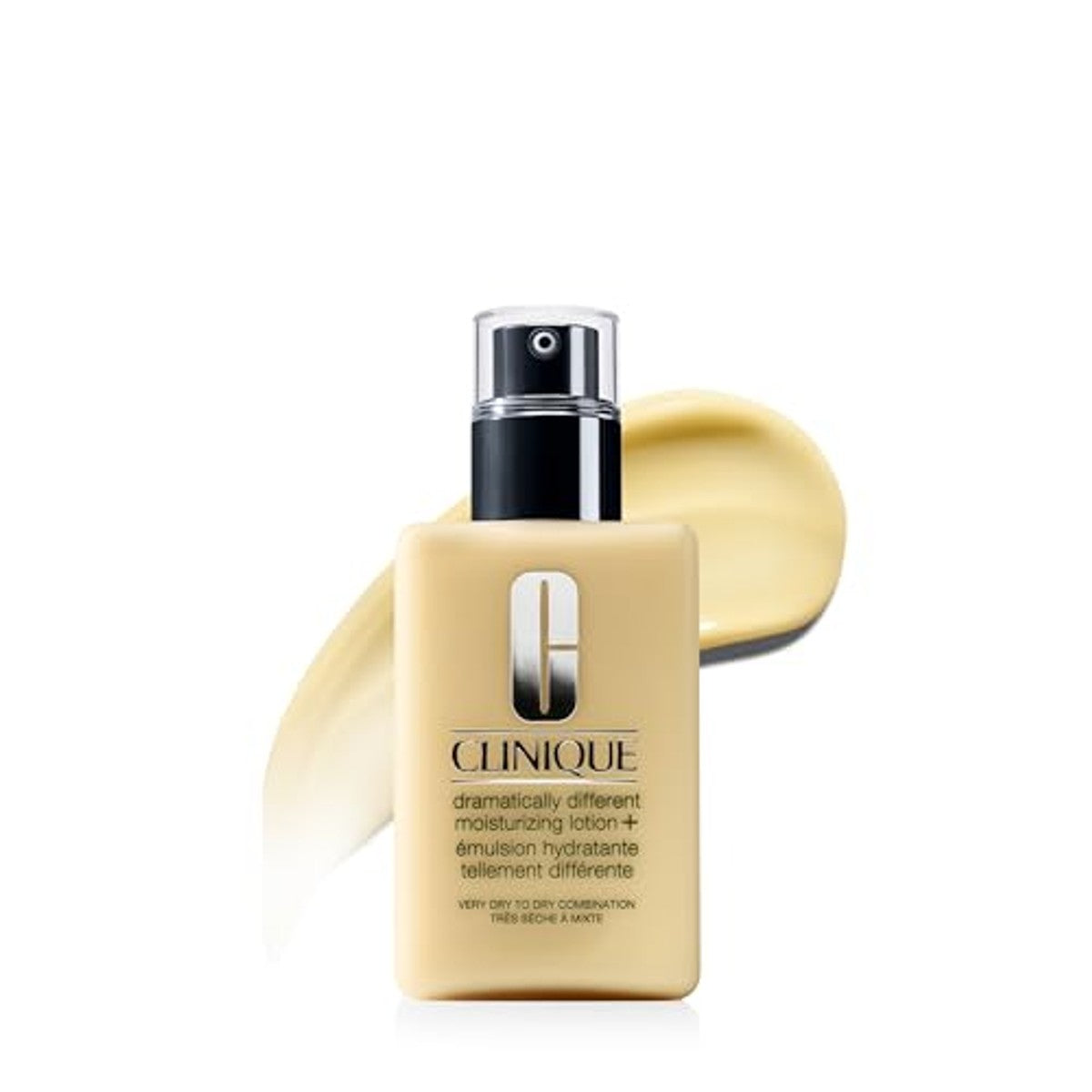 Clinique Dramatically Different™ Moisturizing Lotion+ | Für sehr trockene bis trockene Mischhaut mit Glycerin + Urea | Feuchtigkeitsspendend