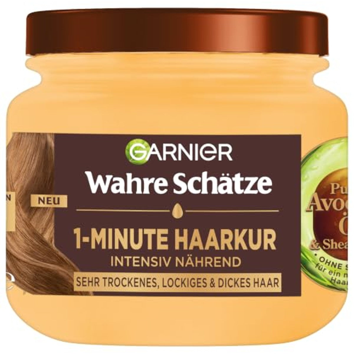 Garnier Echte Schatten 1-minuut haarkuur Avocado & Sheaboter 6 x 340 ml - Voordeelverpakking