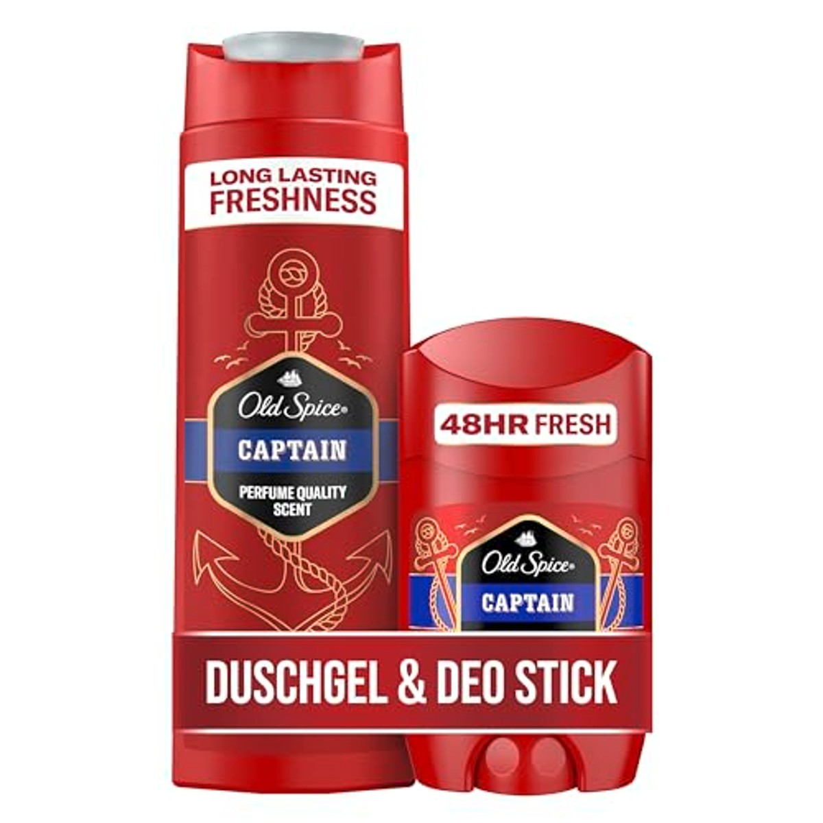 Old Spice Captain Set deodorantstick & 3-in-1 250 ml 6 x 50 ml - Voordeelverpakking