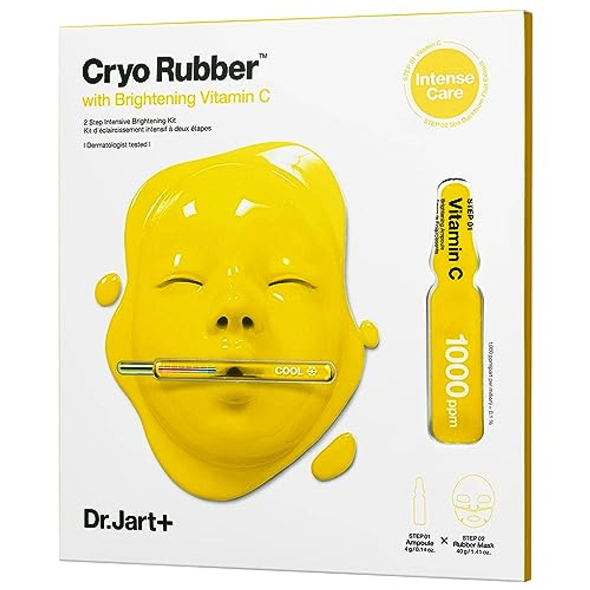 Dr. Jart+ Cryo Rubber Vitamine C Oplichtend Gezichtsmasker - 3-pack
