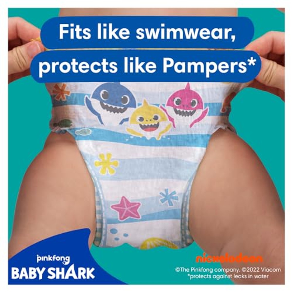 Pampers Splashers zwembroek maat 5/6, 8 verpakkingen van 10 stuks – Pampers