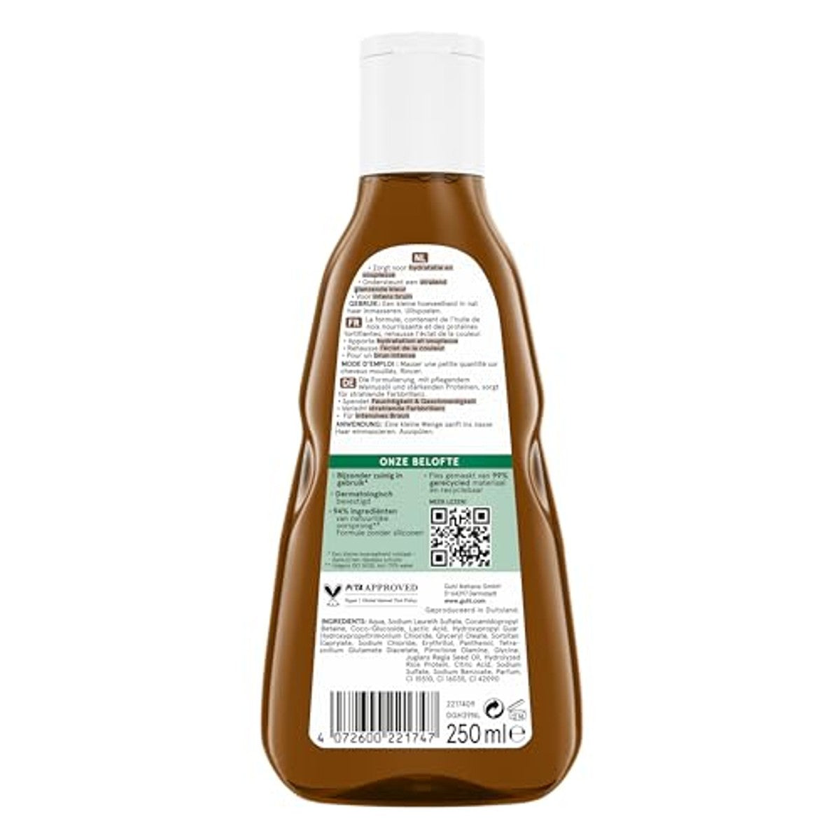Guhl Kleurglans Bruine Shampoo 3 x 250 ml - Voordeelverpakking