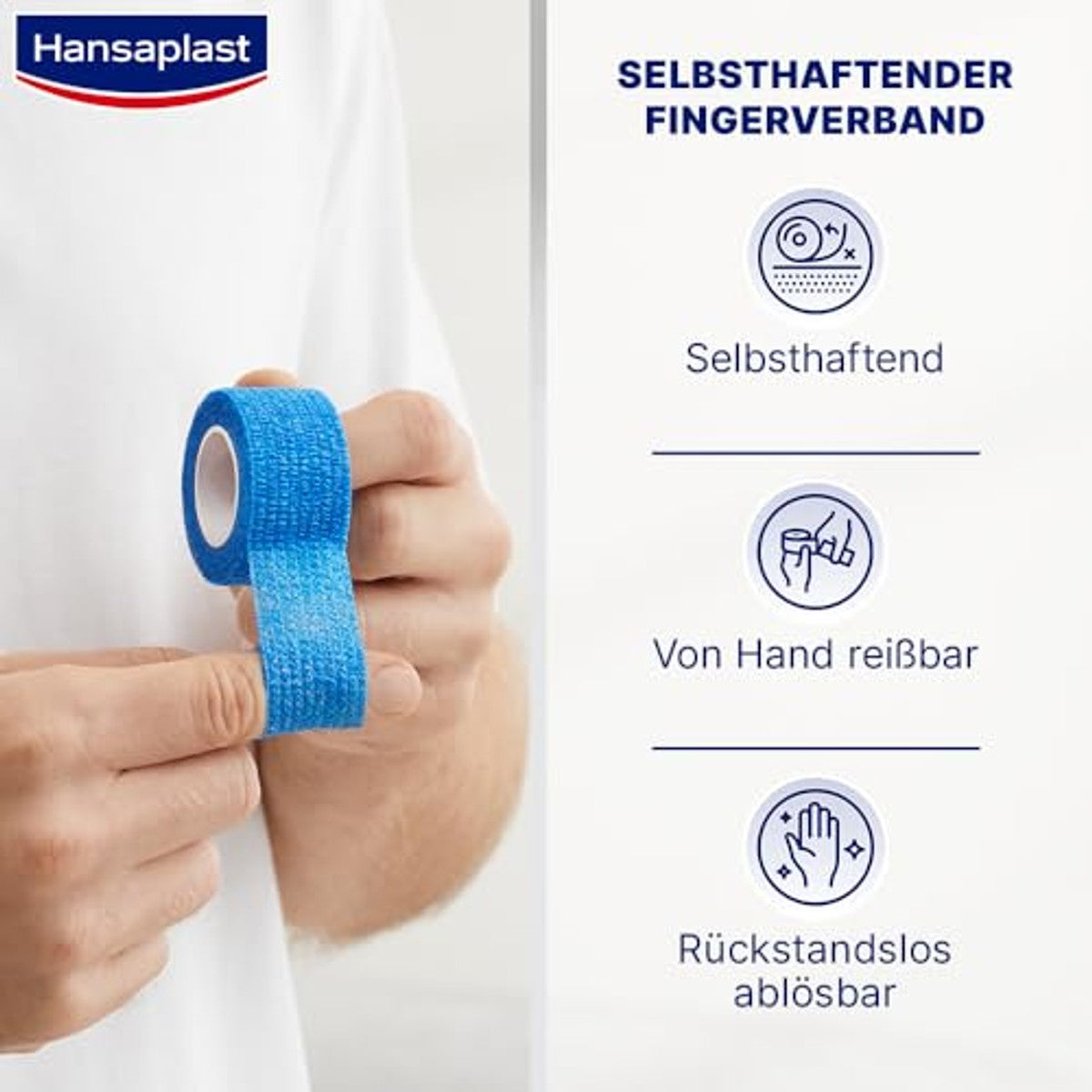 Hansaplast Zelfklevend vingerverband 4 x 5 m x 2,5 cm – Elastoplast