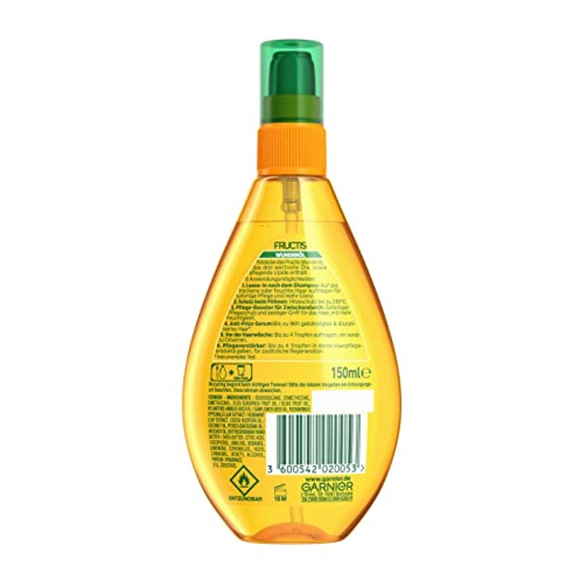Garnier Fructis Oil Repair 3 Wonderolie 150 ml verpakking van 2 – Garnier