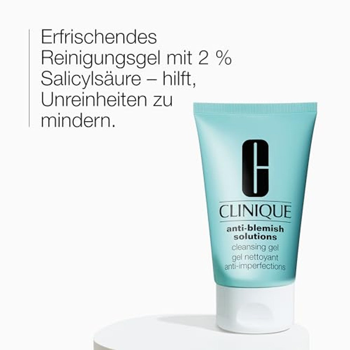Clinique Anti-Blemish Solutions™ Oil Control Cleansing Gel | Reinigungsgel mit Salicylsäure | Reduziert Unreinheiten | 125 ml