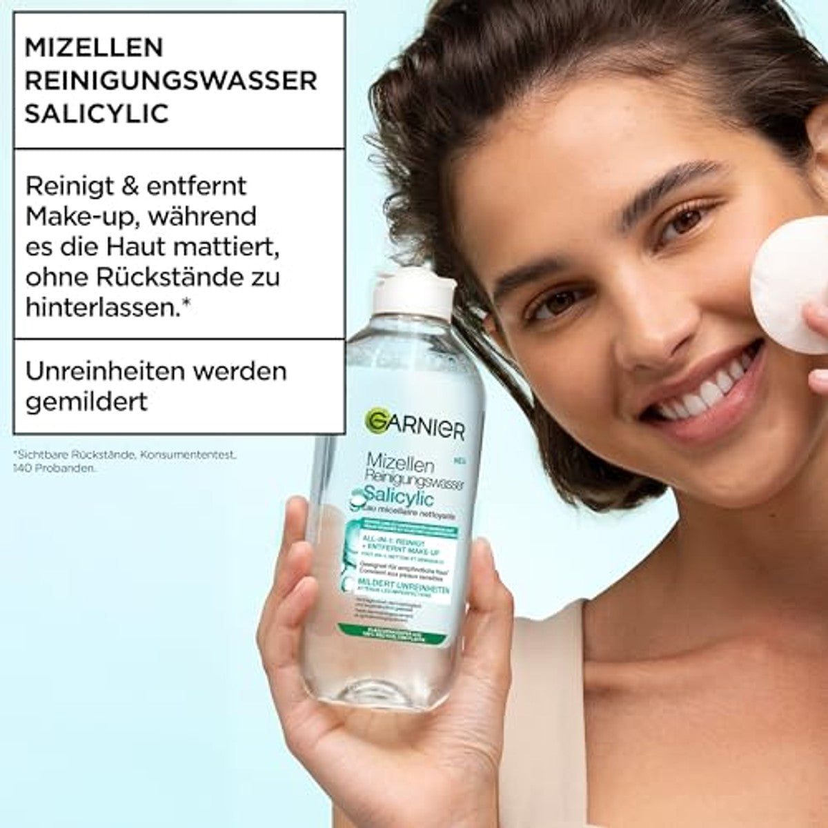Garnier Salicylic Micellair Reinigingswater 6 x 400 ml - Voordeelverpakking