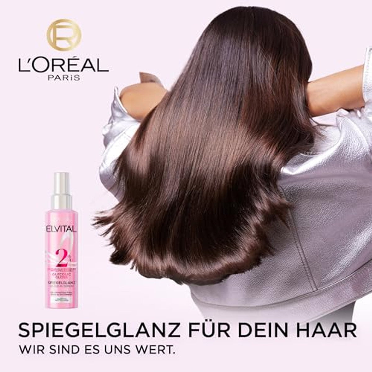 L'Oreal Paris Elvital Glycolic Gloss Leave-In serum 6 x 150 ml - Voordeelverpakking