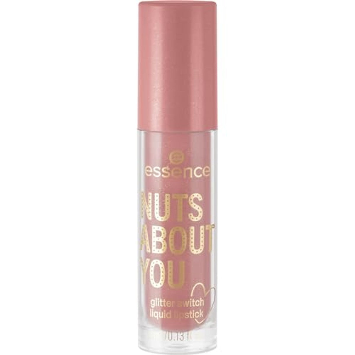 Essence NUTS ABOUT YOU glitter switch liquid lipstick, nr. 01, nude, glinsterend, veganistisch, zonder parabenen, nanodeeltjes, glutenvrij, per stuk verpakt (4g) – Essence Cosmetics