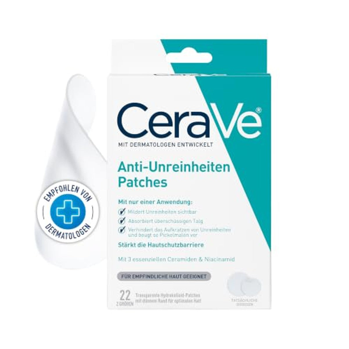 CeraVe Anti-onzuiverheden Pleisters voor Gezicht 22 stuks - 6-pack