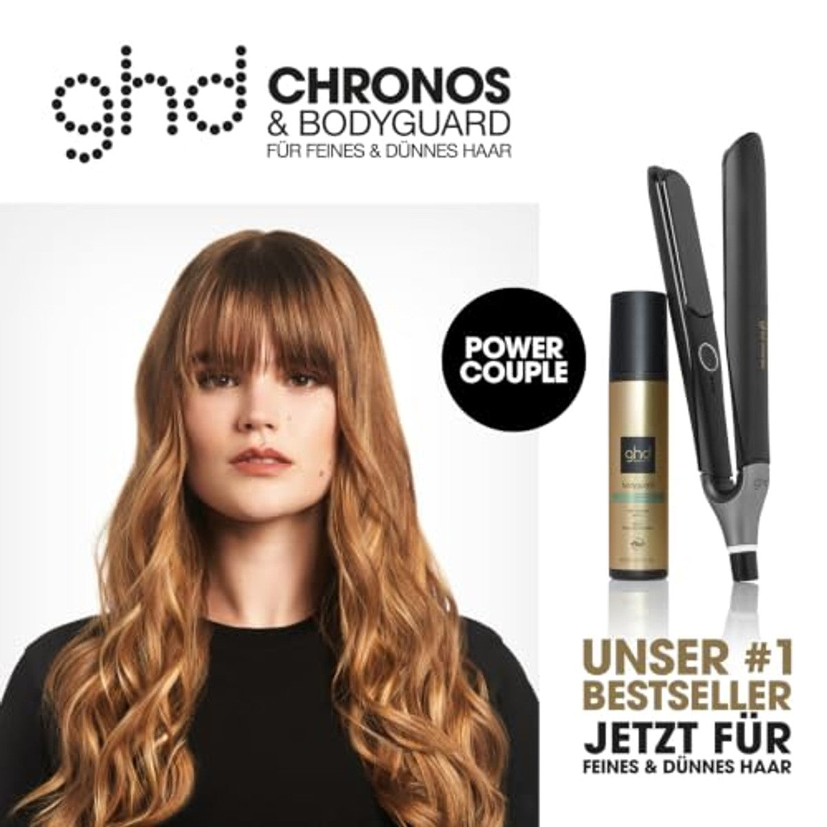 ghd Bodyguard Hittebeschermingsspray voor Fijn en Dun Haar tot 230°C, 120 ml