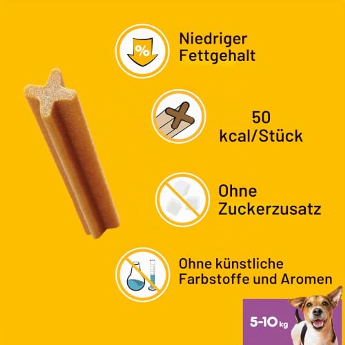 Pedigree Dentastix hondensnack kip kleine hond 5-10 kg 105 stuks - 3-pack