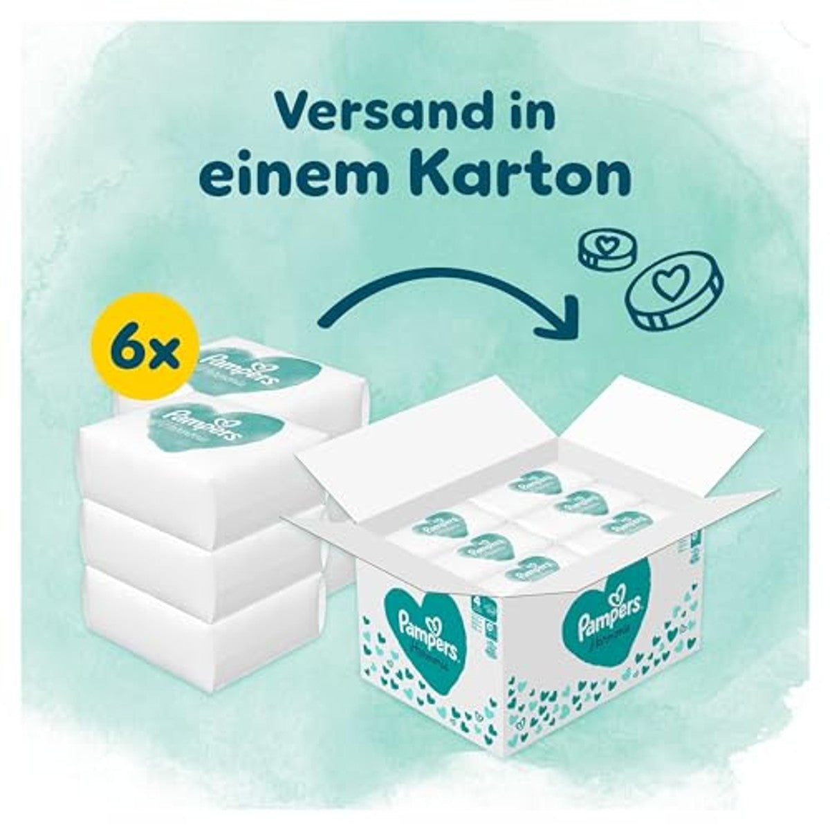 Pampers Harmonie luiers maat 4, 174 luiers – Pampers
