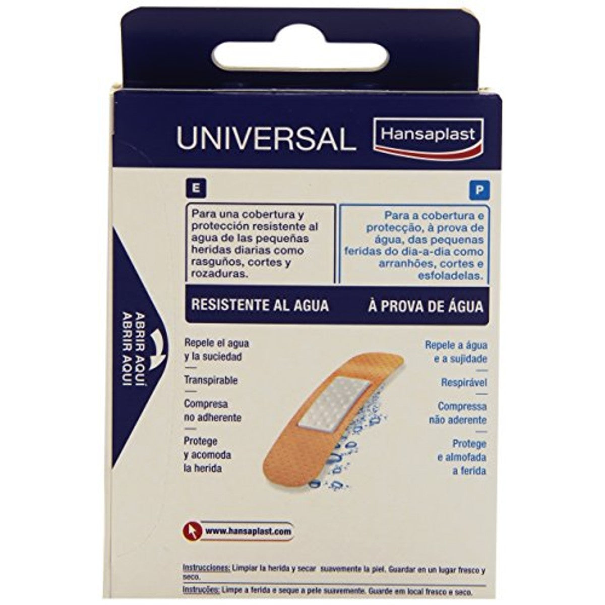 Hansaplast Universele strips 19 mm x 72 mm 20 stuks – Elastoplast
