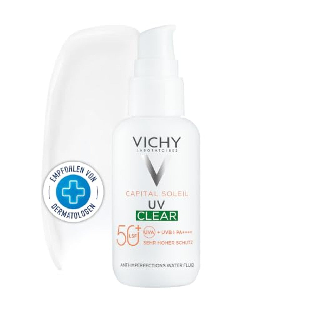 Vichy Capital Soleil UV-Clear Anti-onzuiverheidsvloeistof SPF 50+ 40 ml - 3-pack