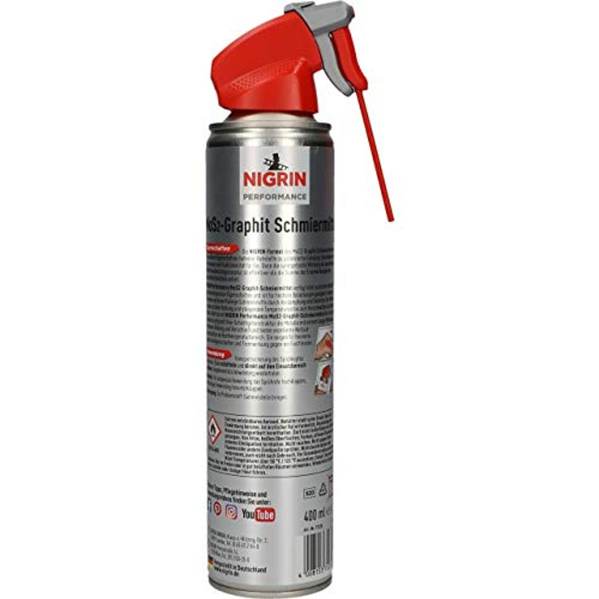 NIGRIN MoS2-HyBrid smeermiddel met grafiet 3 x 400 ml - Voordeelverpakking – foto 3