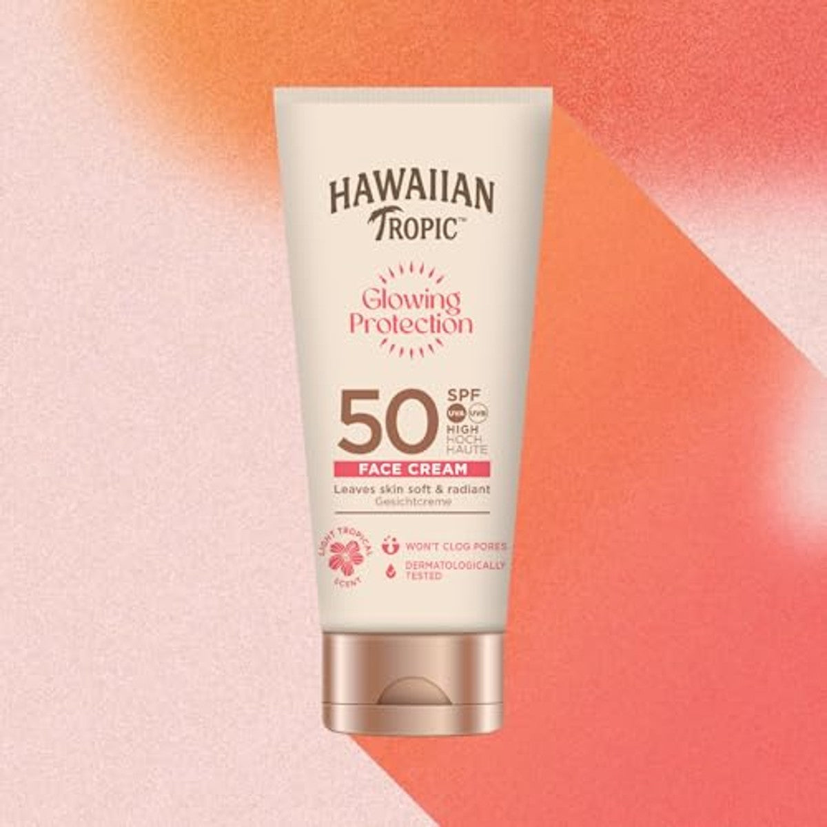 HAWAIIAN Tropic Glowing Protection Face Cream SPF 50 3 x 50 ml - Voordeelverpakking