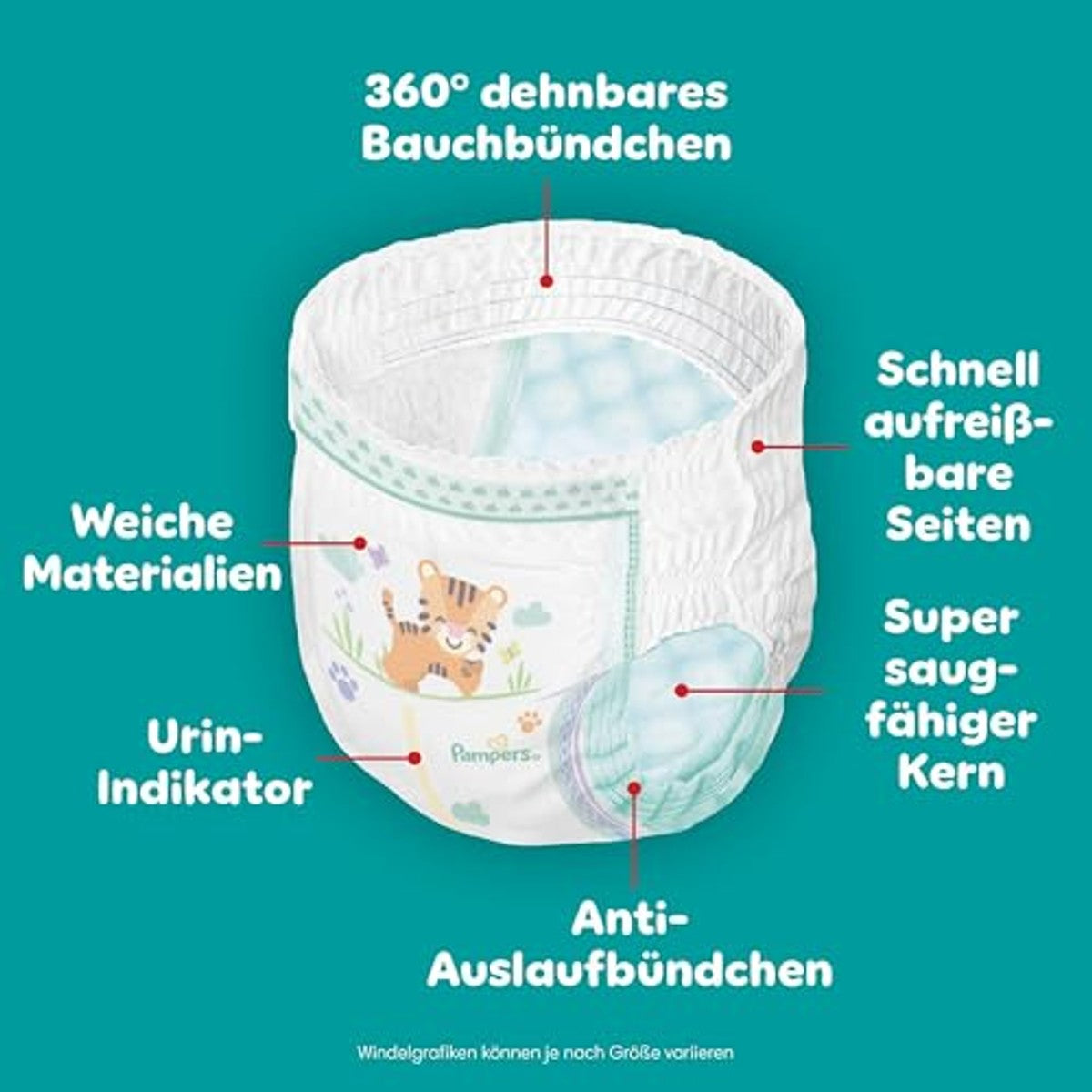 Pampers Baby-Dry Pants maat 8, 26 luiers, 17 kg + – Pampers
