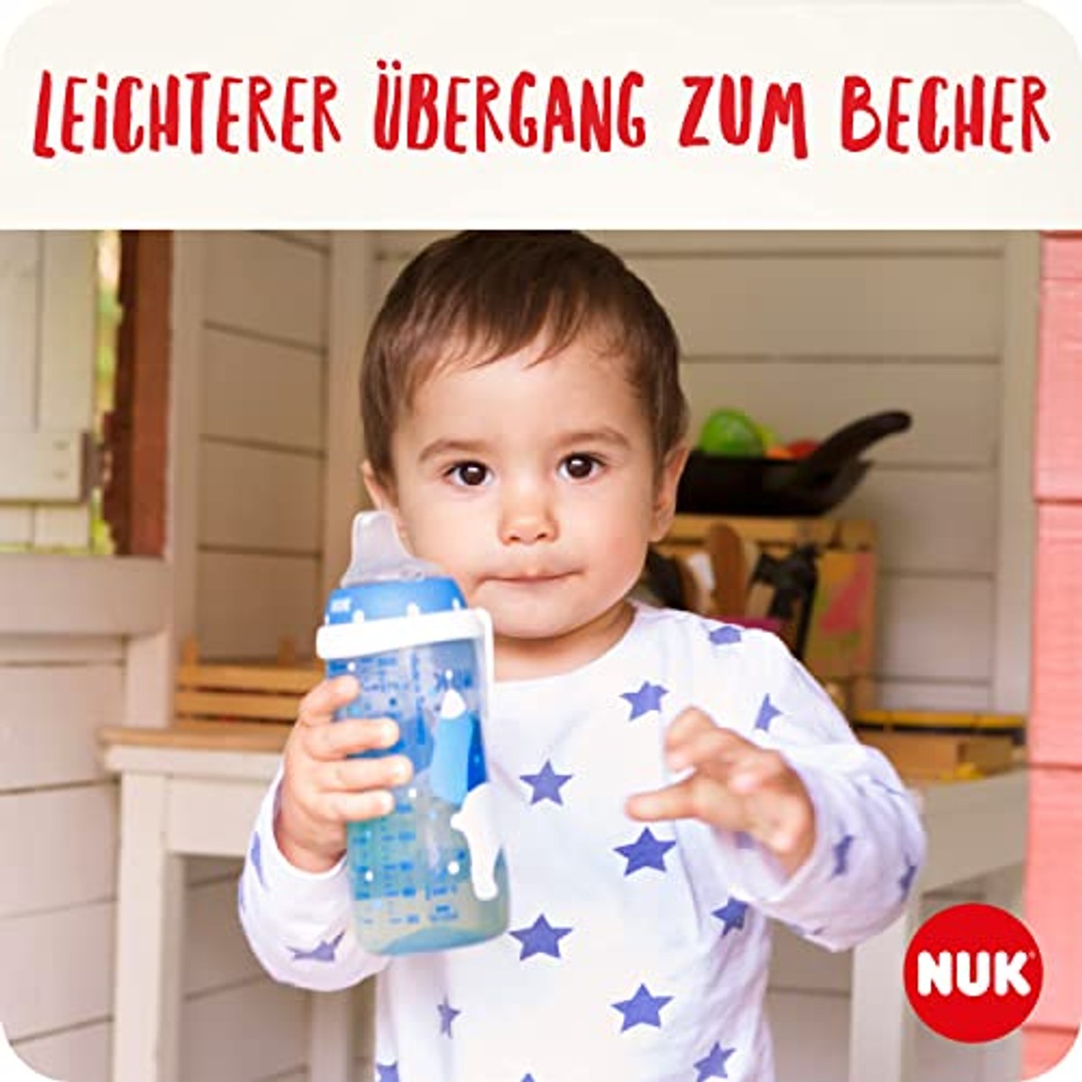 NUK Active Cup Disney Winnie de Poeh blauw 3 x 300 ml - Voordeelverpakking