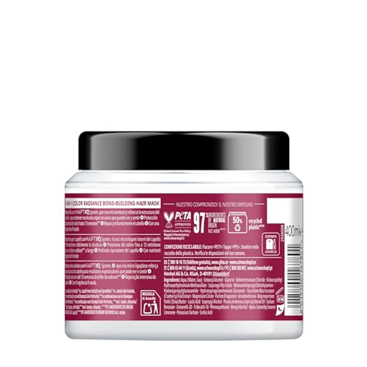 Gliss Ultimate Color Haarmasker 3 x 400 ml - Voordeelverpakking