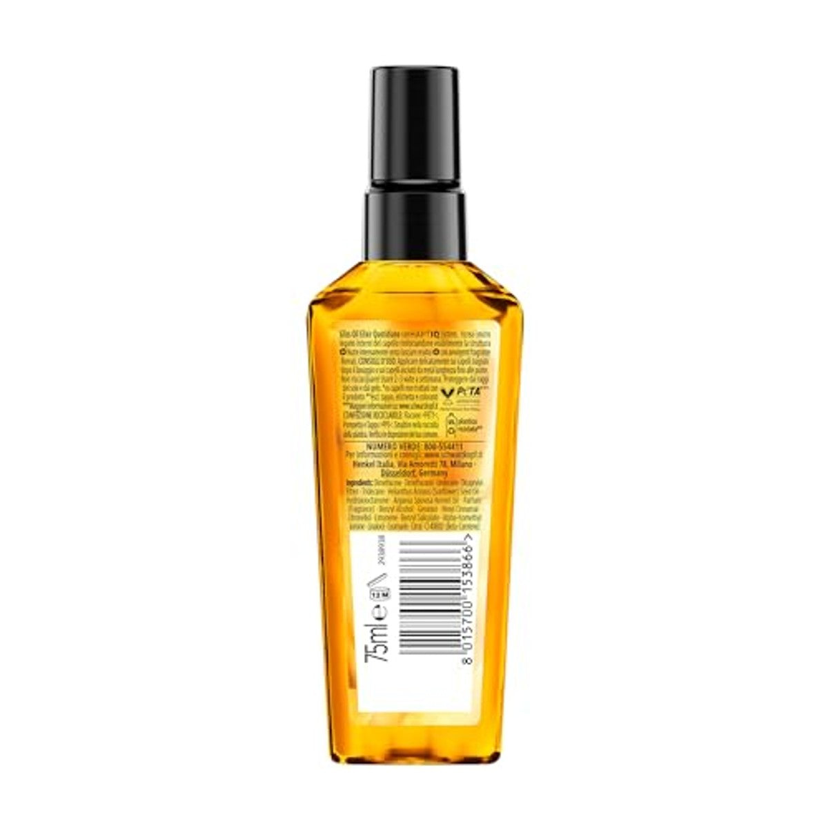 Schwarzkopf Gliss Oil Elixir Dagelijks 6 x 75 ml - Voordeelverpakking