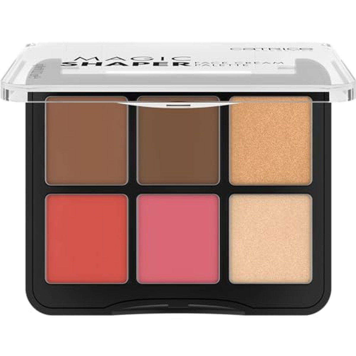 Catrice Magic Shaper Face Cream Palet, rougepalet, nr. 010, meerkleurig, 6 kleuren, definieerend, direct resultaat, natuurlijk, veganistisch, zonder parfum, zonder alcohol, zonder parabenen, per stuk | Onmiddellijk resultaat, definieerend – Catrice Cosmetics