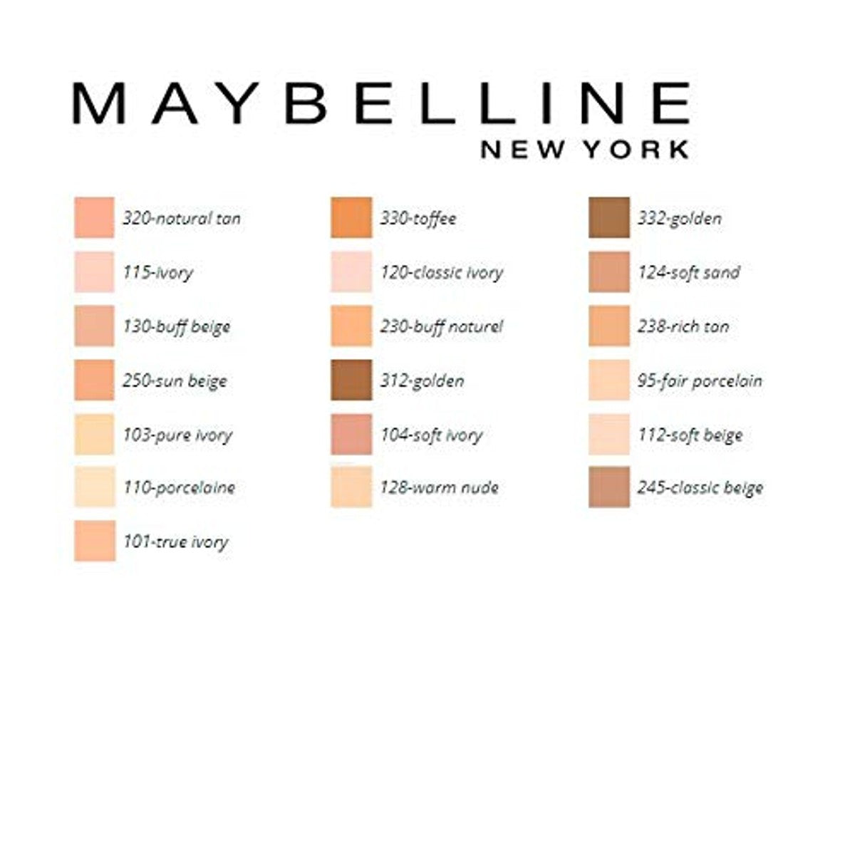 Maybelline New York, MakeUp Fit Me Foundation Mat, 112 Soft Beige, 30 ml – MAYBELLINE