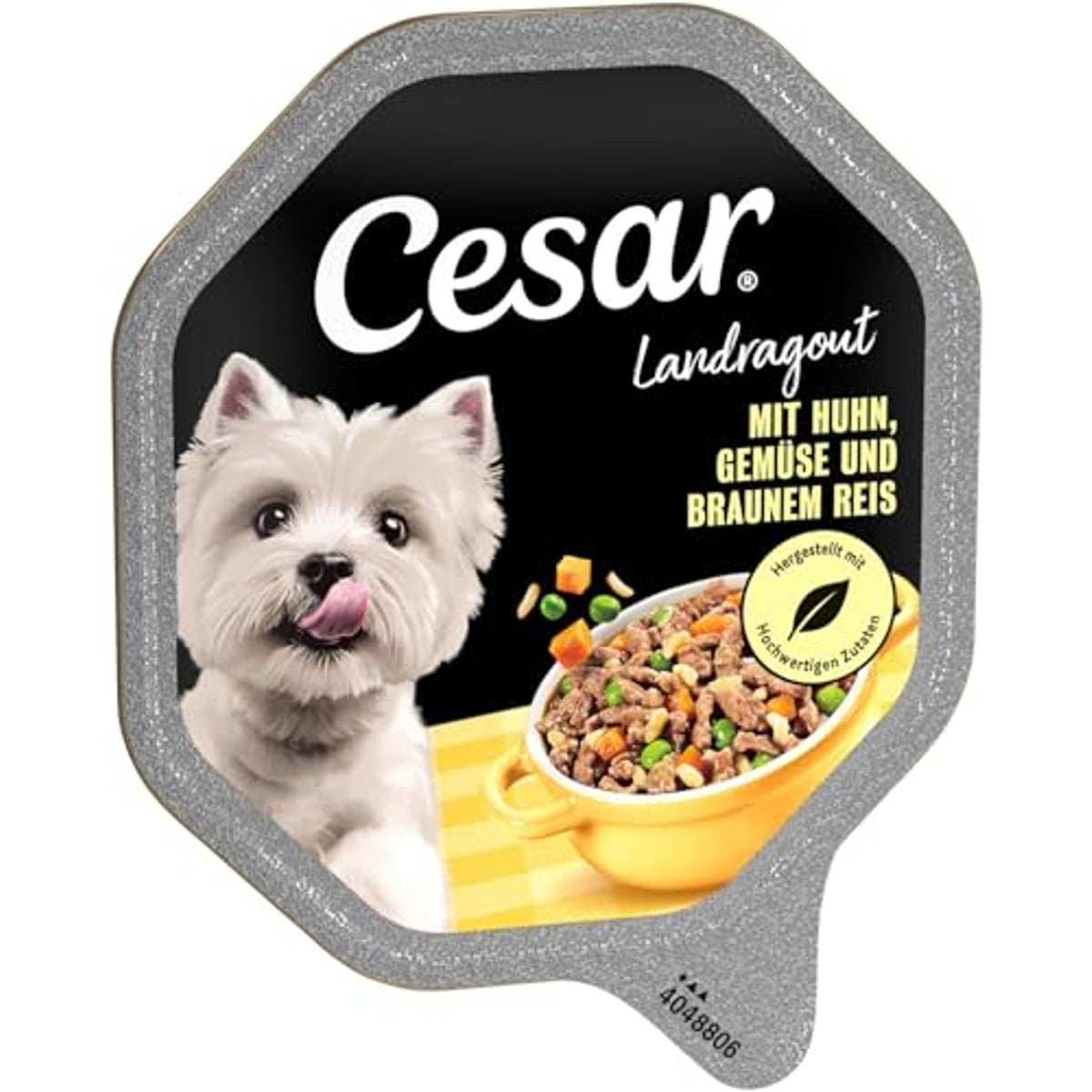 Cesar Landragout hondenvoer kip, bruine rijst en groenten 14 x 150 g - 6-pack
