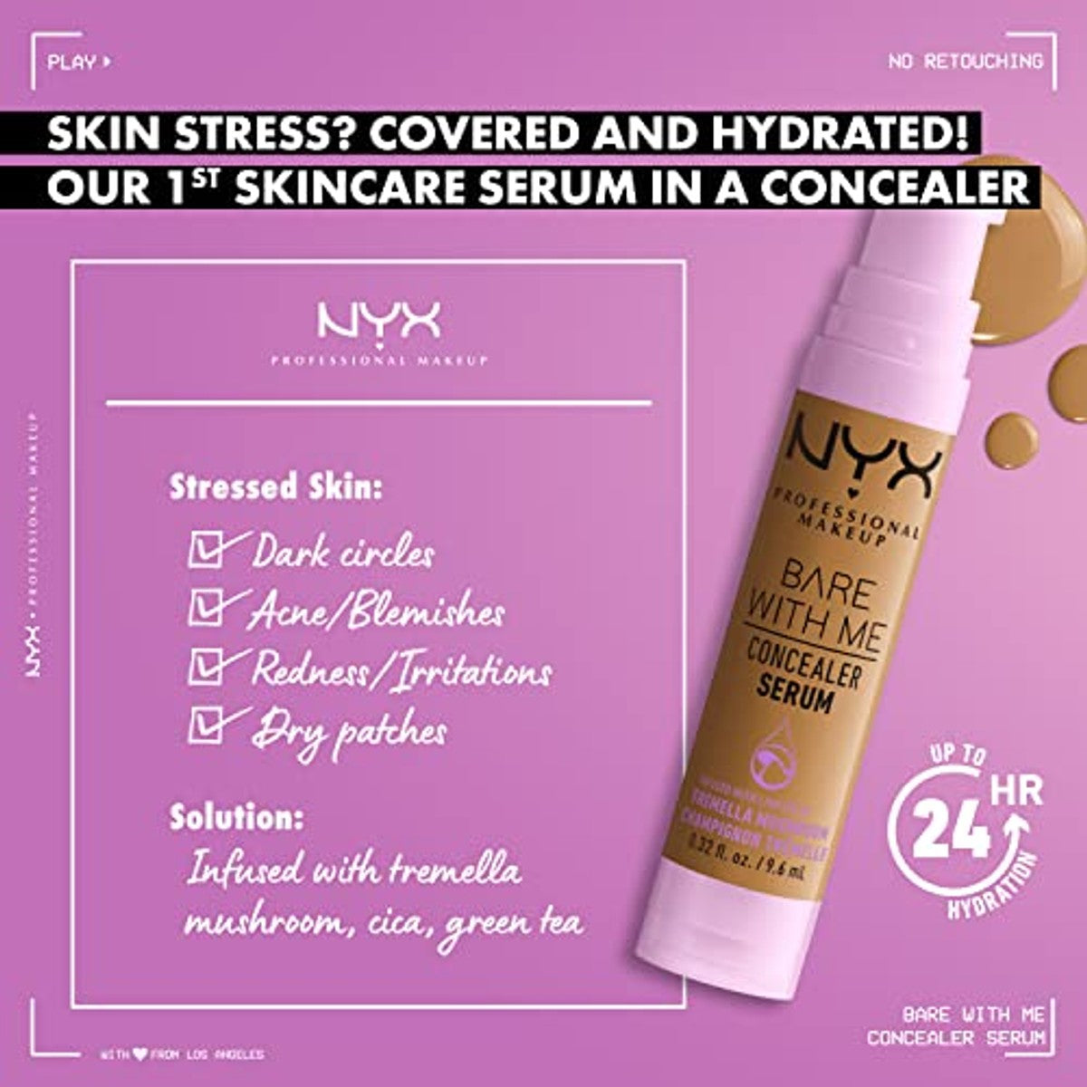 NYX PROFESSIONAL MAKEUP Bare With Me Concealer Serum Light 9,6 ml – foto 3
