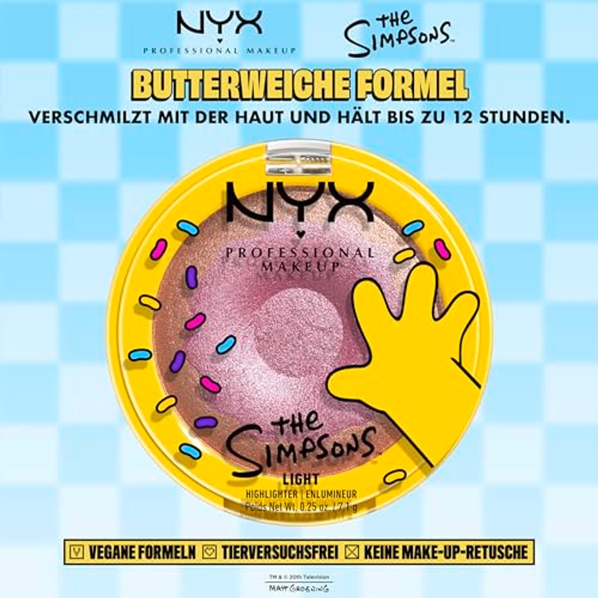 NYX PROFESSIONAL MAKEUP Homer Simpson Donut Highlighter 1 stuk - 6 stuks