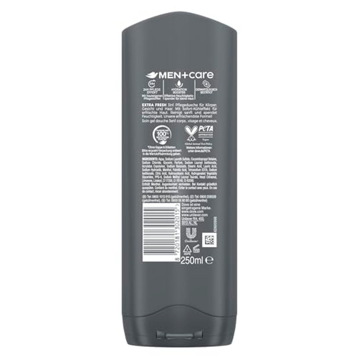 Dove Men+Care Extra Fresh 3-in-1 douchegel 6 x 250 ml – Dove Men + Care