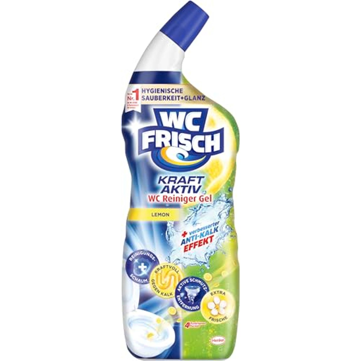 WC-Frisch Wc-reiniger Gel Lemon 3 x 750 ml - Voordeelverpakking