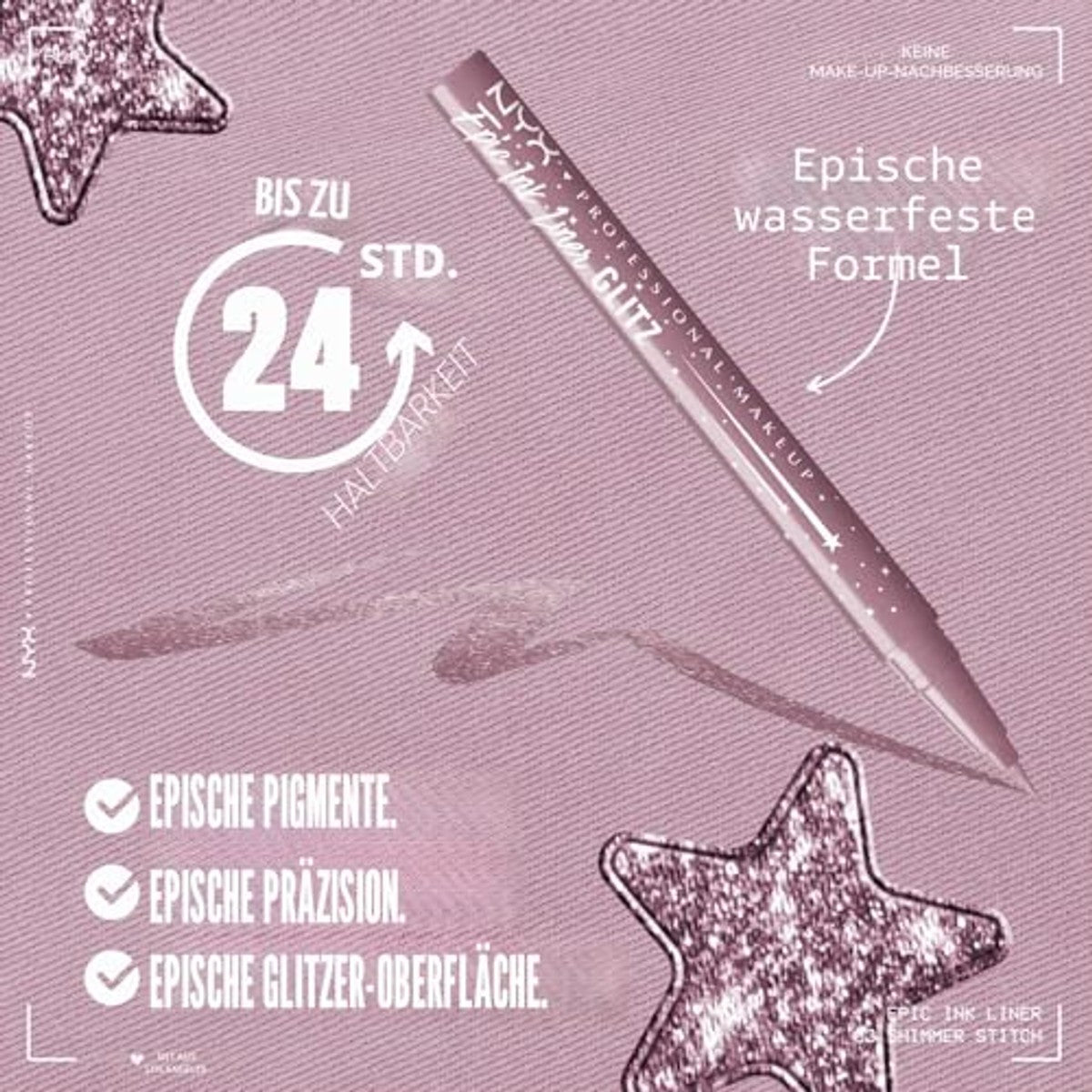NYX PROFESSIONAL MAKEUP Epic Ink Liner Jeanz Shimmer Stitch 1 ml - 3 stuks