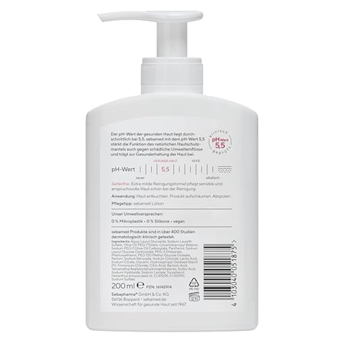 Sebamed Zeepvrije Wasemulsie Olijf 3 x 200 ml - Voordeelverpakking