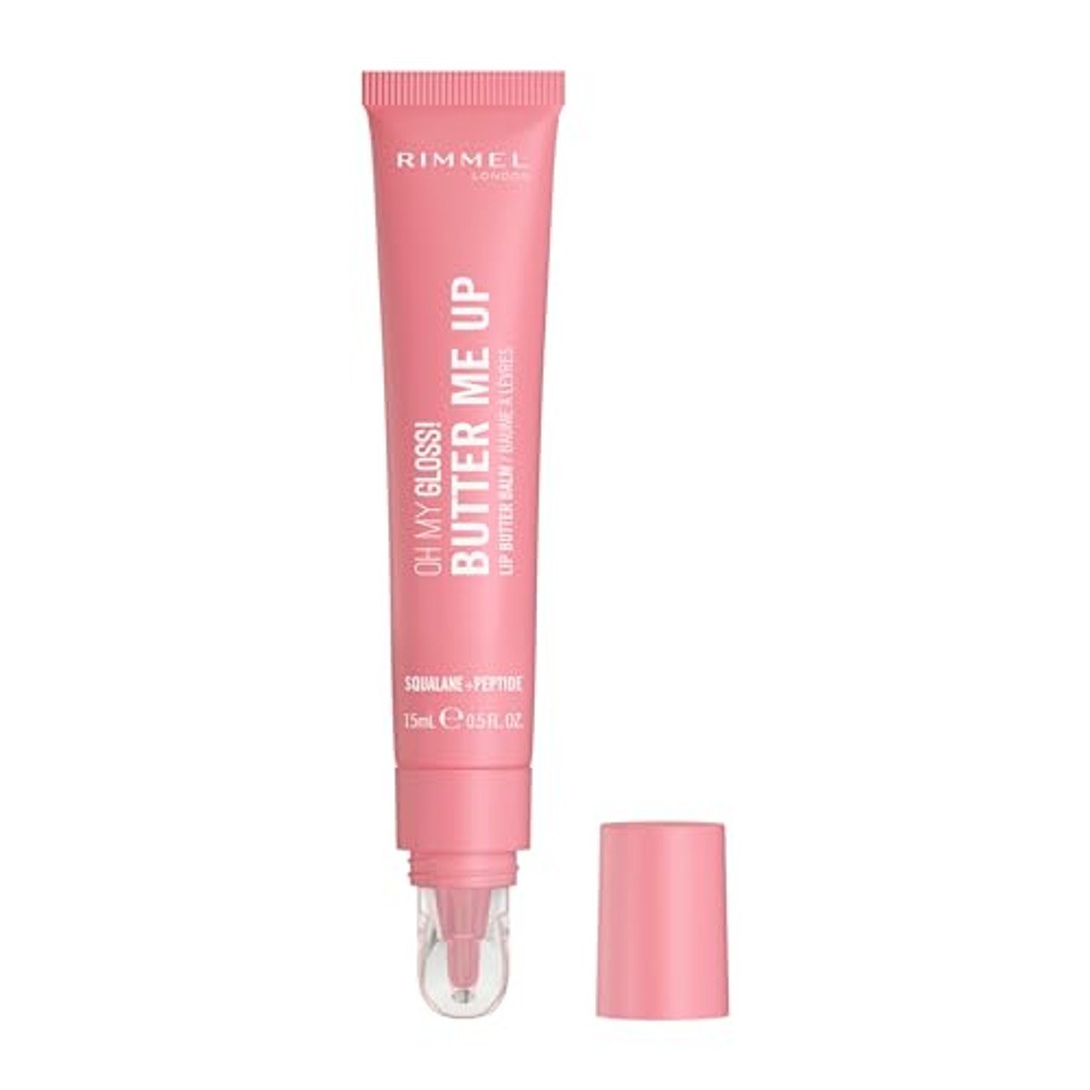 Rimmel London Oh My Gloss Butter Me Up Lippenbalsem, Bubble Gum 002, 15 ml – Rimmel London