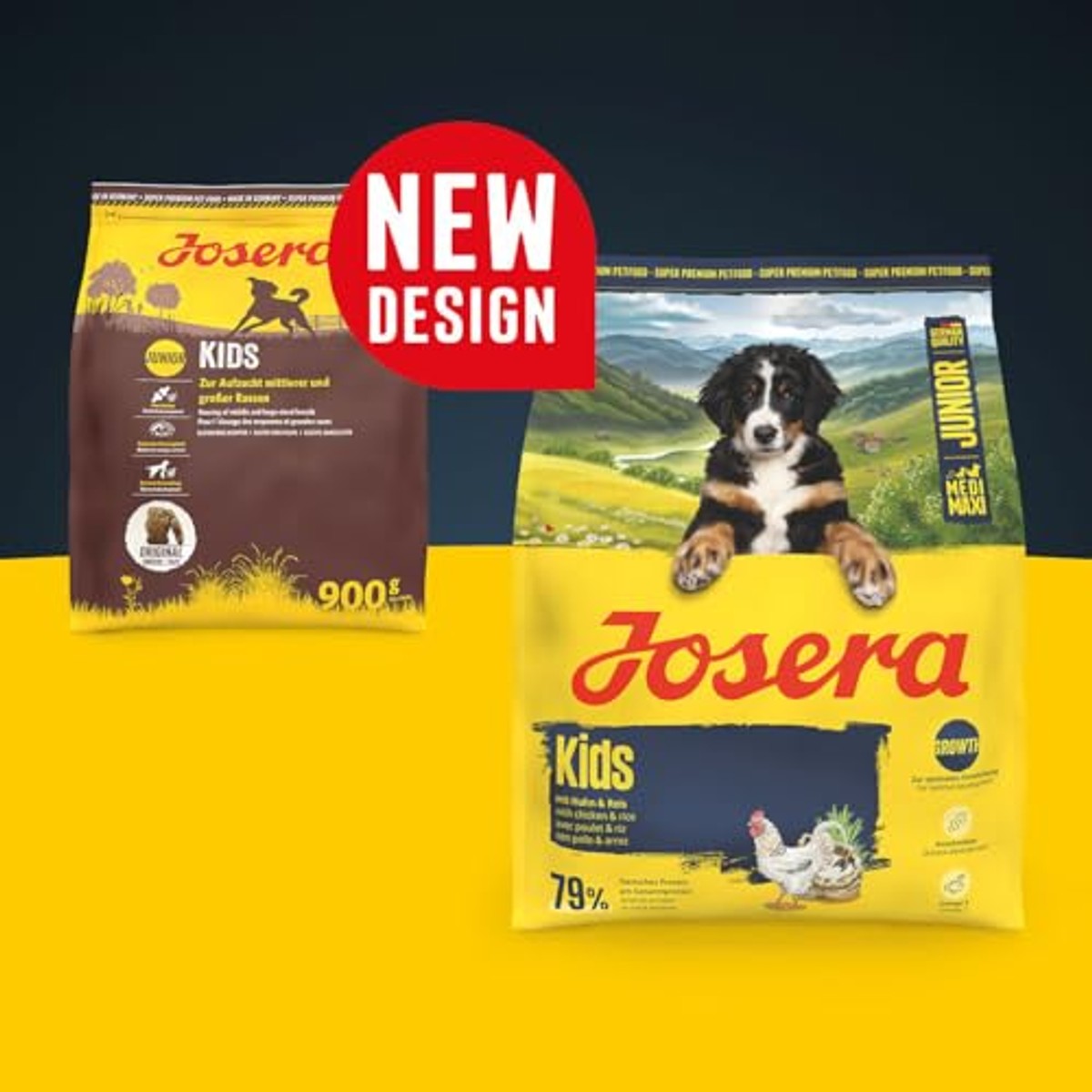 Josera Kids droogvoer hond puppy grote rassen 12,5 kg - 3-pack