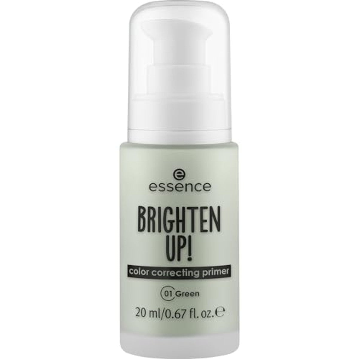 essence BRIGHTEN UP! Color Correcting Primer, nr. 01, groen, hydraterend, primer, verfrissend, veganistisch, zonder parabenen, zonder microplastic deeltjes, vrij van nanodeeltjes, per stuk verpakt (20 | Primer, oplichtend – Essence Cosmetics