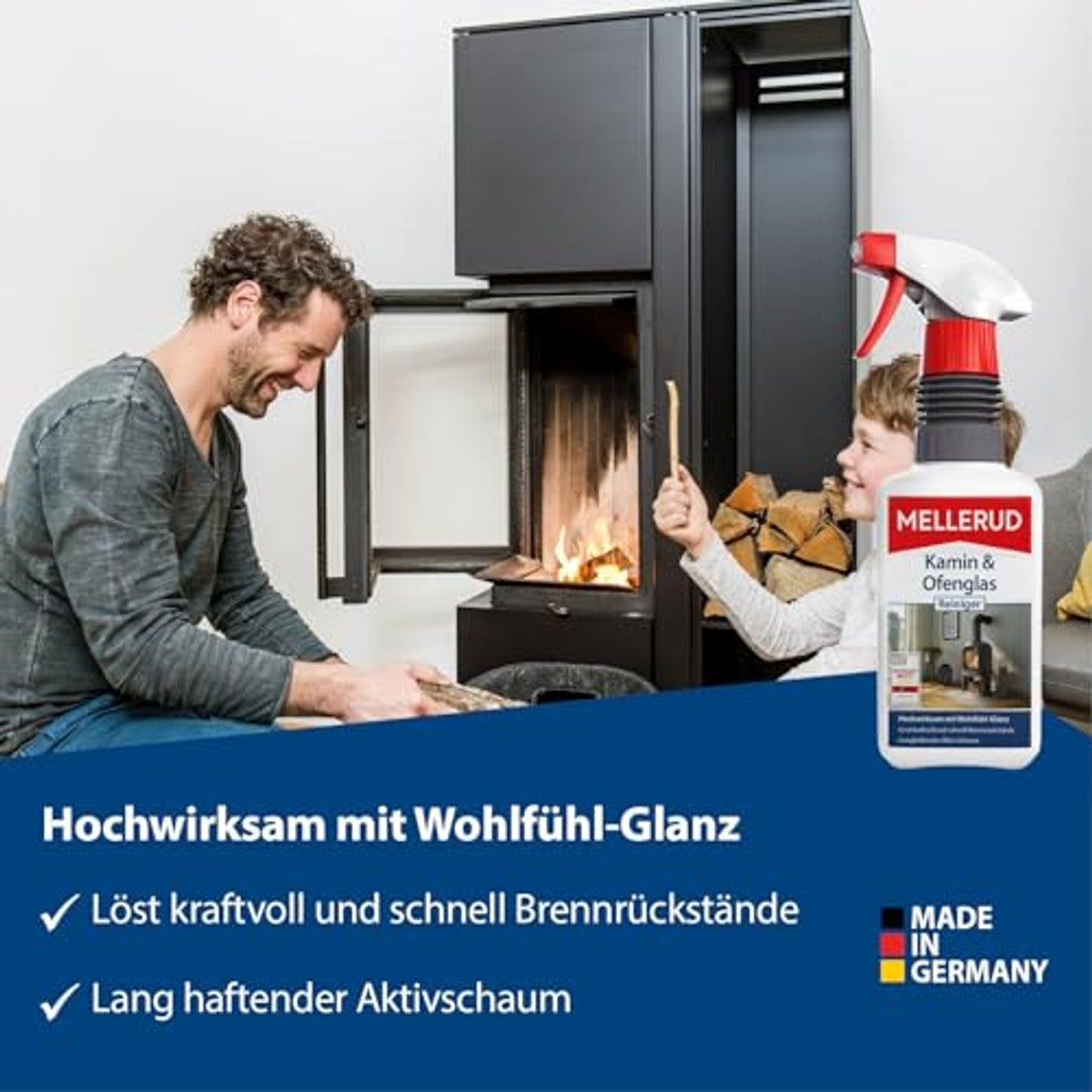 Mellerud Haard- en ovenglas-reiniger 0,5 liter – Mellerud